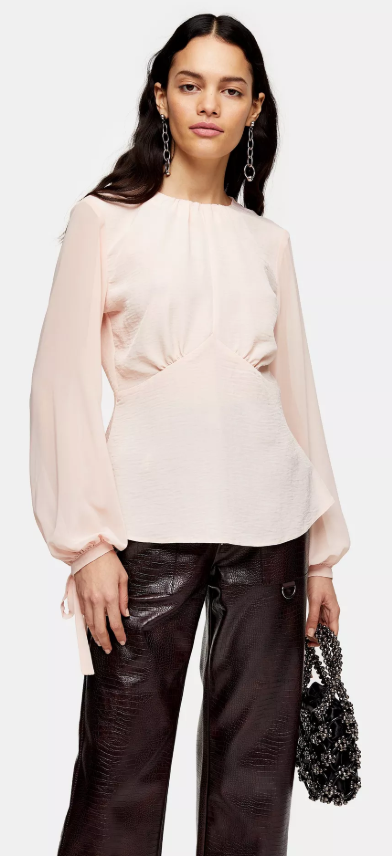 Chiffon Sleeve Blouse       Size: 8