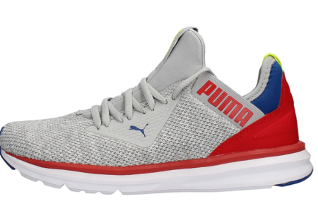 PUMA Enzo Beta Woven Men's Running Trainers Grey 192444 05 Grey Size: 7 UK